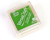 דיו לבדים - VersaCraft Small Ink Pad - Spring Green