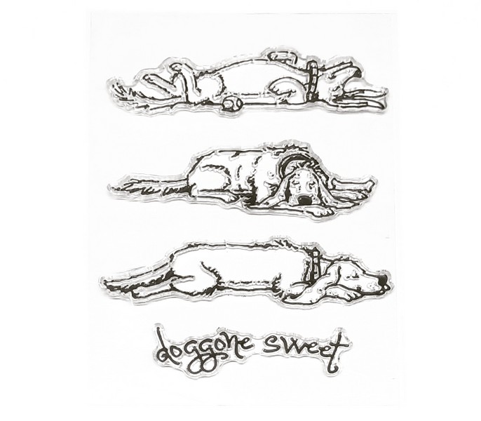 סט חותמות סיליקון- Sleepy dog
