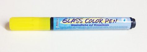 טוש לזכוכית - Glass Color Pen - Yellow