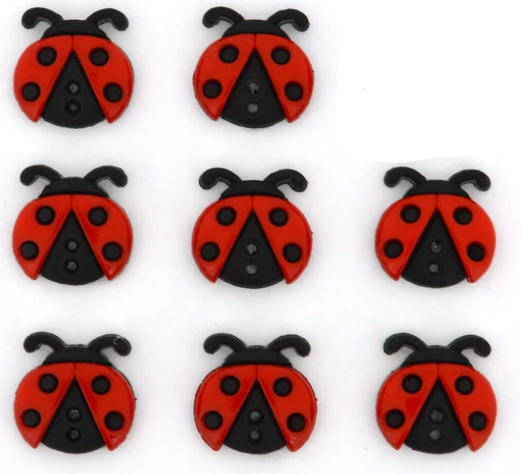 כפתורים - Sew Cute Ladybugs