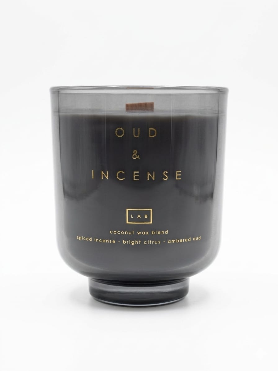 נר ריחני - Oud &amp; Incense