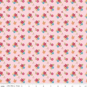 בד כותנה - C4365 -Dandy Petals Pink