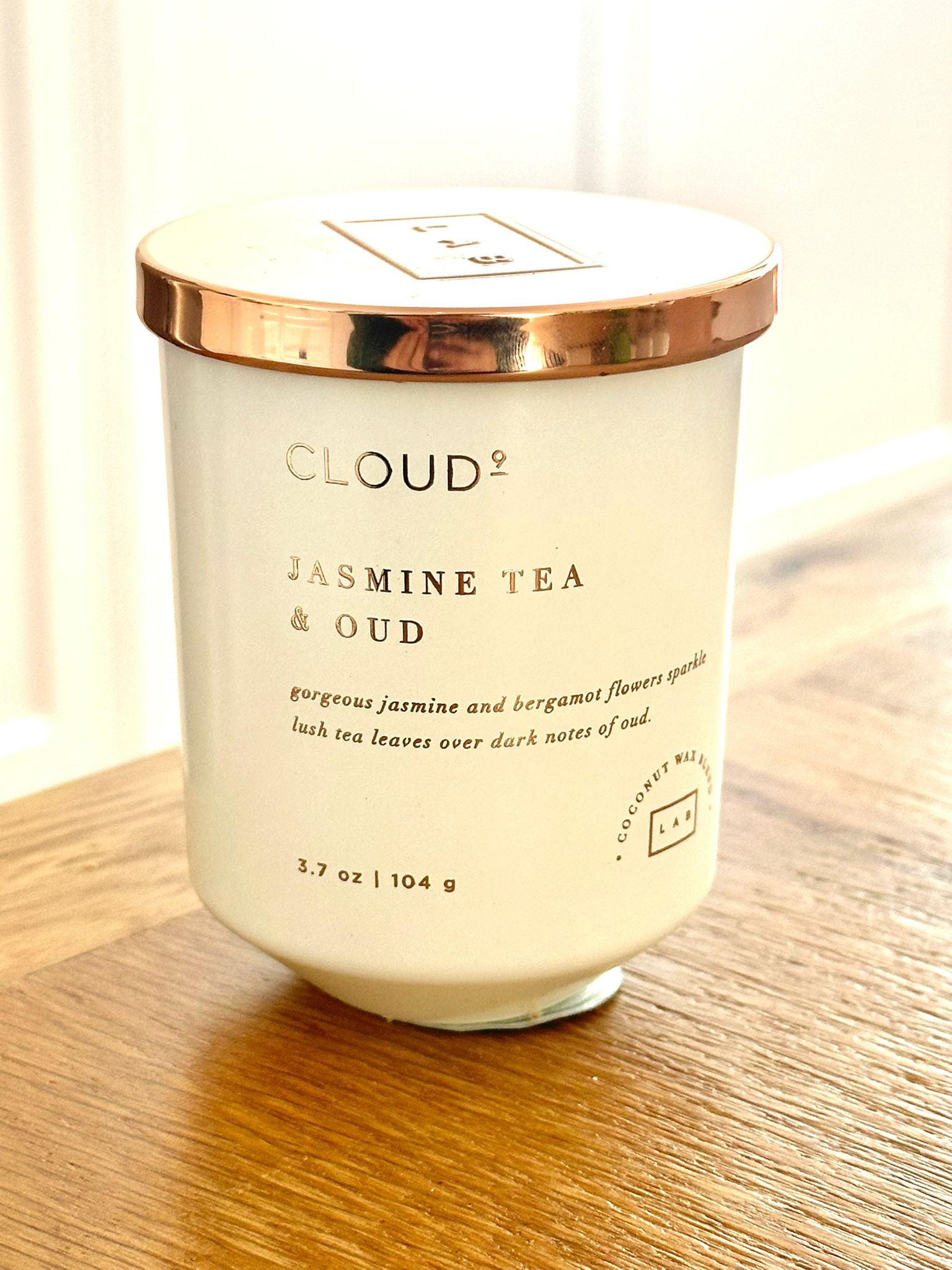 נר מיני - Jasmine Tea &amp; Oud