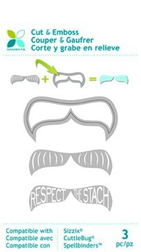 סט תבניות חיתוך - Mix &amp; Match Dies - Mustaches Small