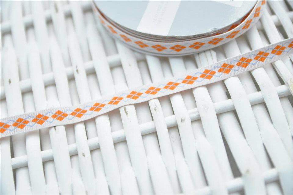 88 - American Crafts Ribbon - Orange #4