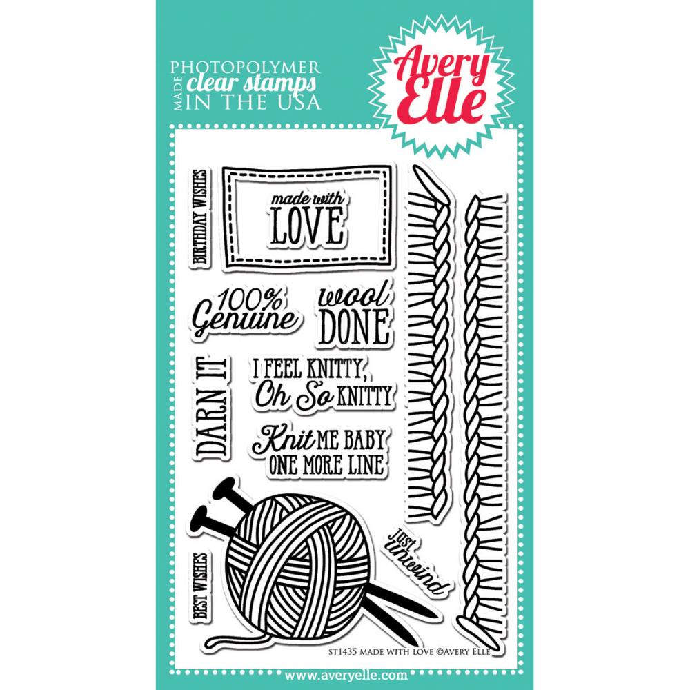 חותמות סיליקון - Clear Stamp Set - Made With Love
