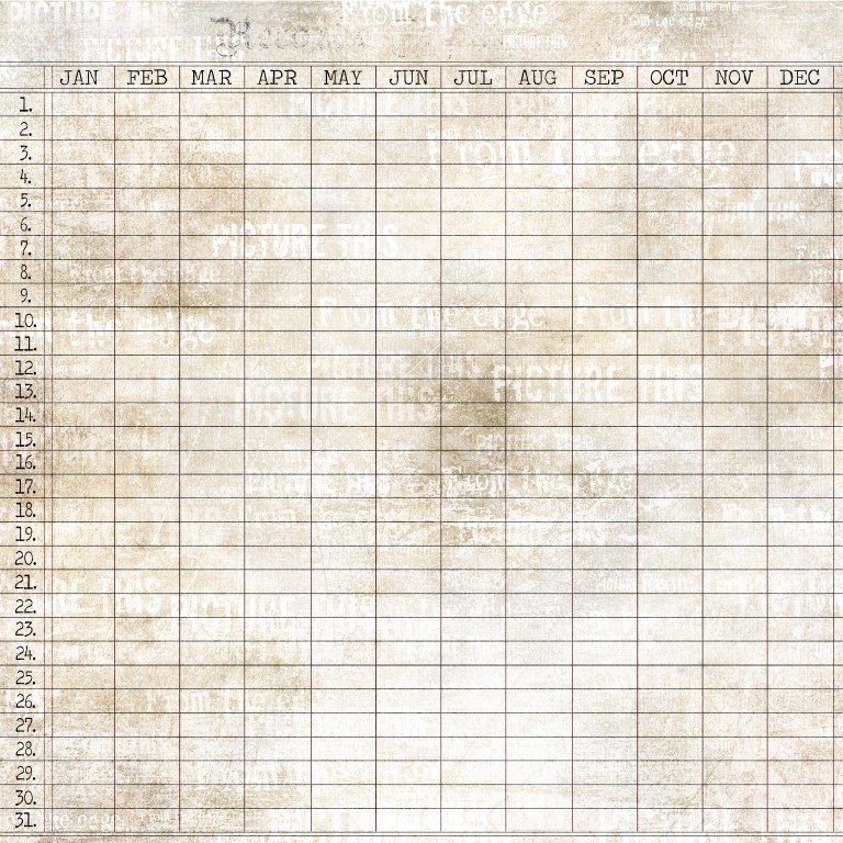 773 Paper Work - לוח שנתי 2