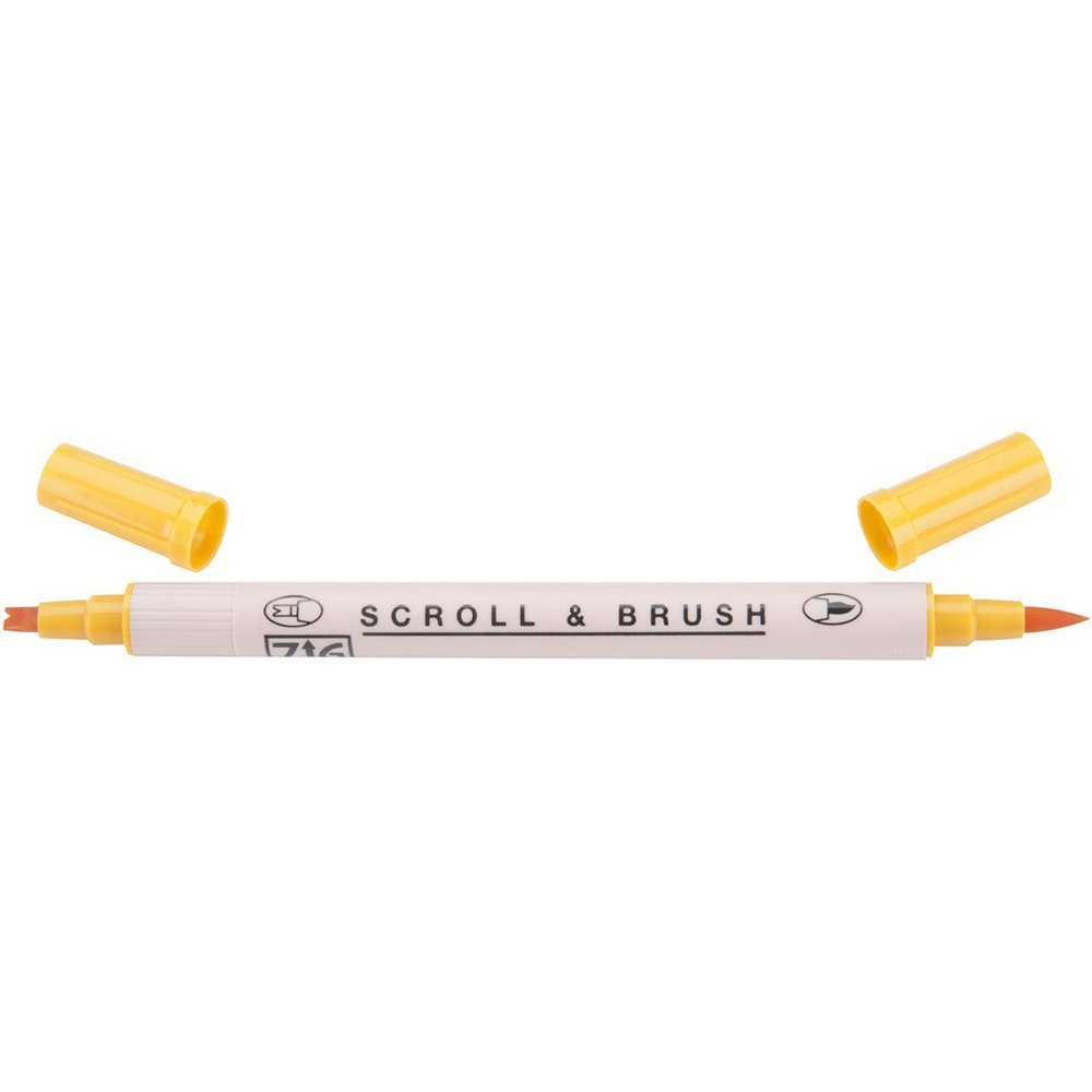 Zig Scroll & Brush Marker - Apricot 052