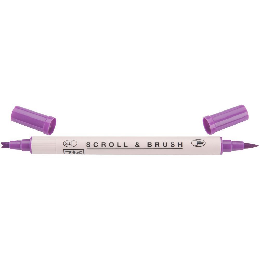 Zig Scroll & Brush Marker - Hyacinth 081