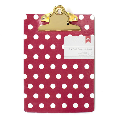 Mini Clipboard - 5X7 - Polka Dots