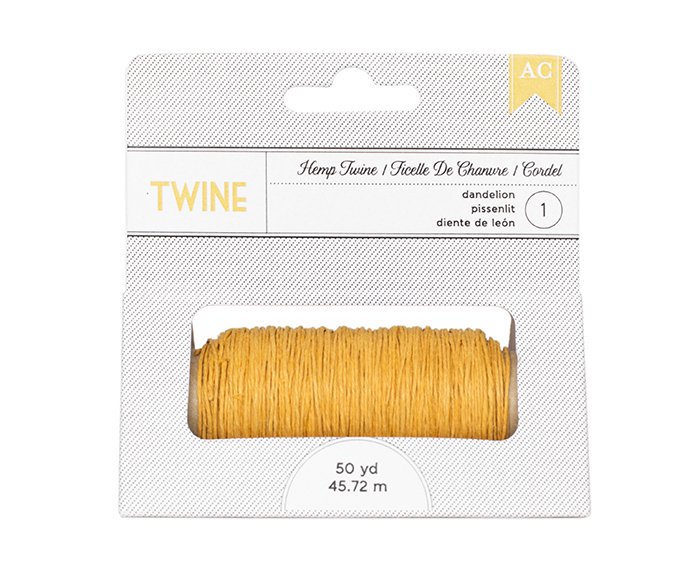 Hemp Twine - Dandelion