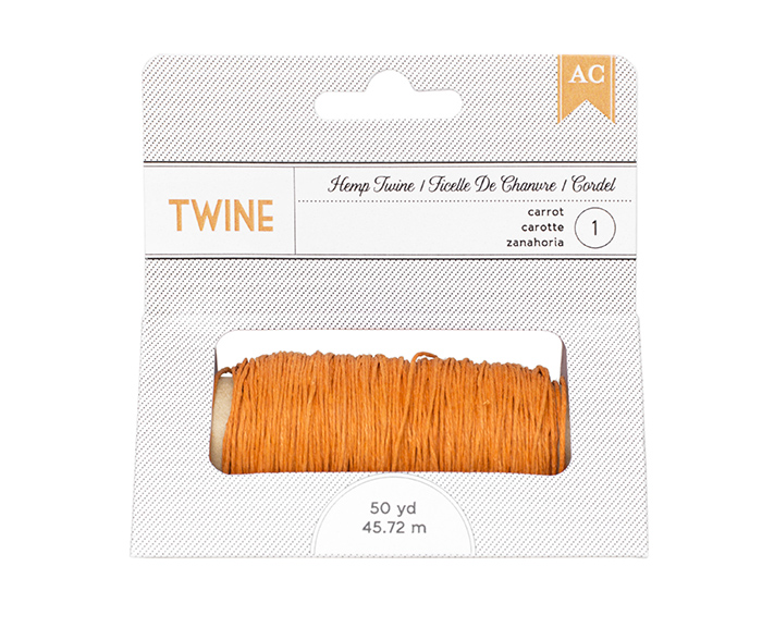 Hemp Twine - Carrot