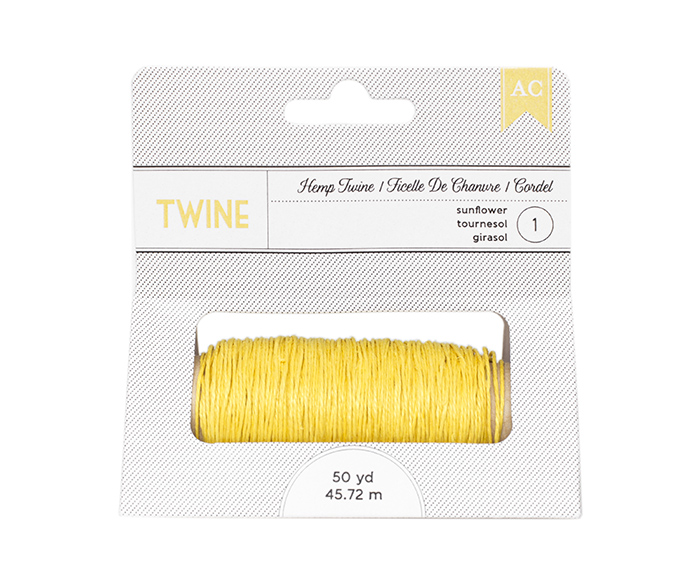 Hemp Twine - Sunflower