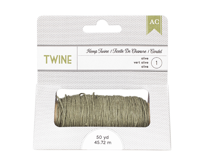 Hemp Twine - Olive