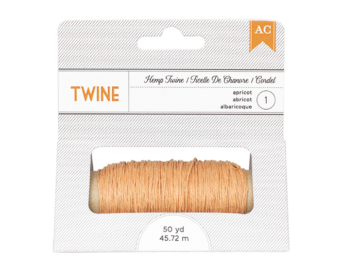 Hemp Twine - Apricot