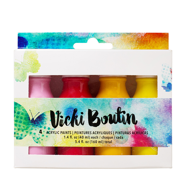 Vicki Boutin - Mixed Media - Acrylic Paint - Set 1