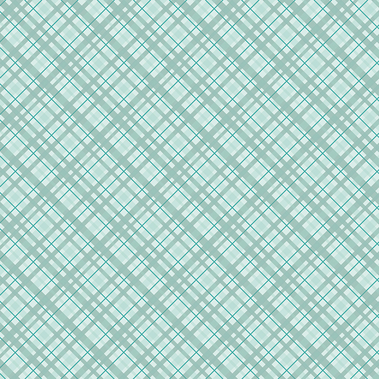 548 Core&#39;dinations - Teal Plaid