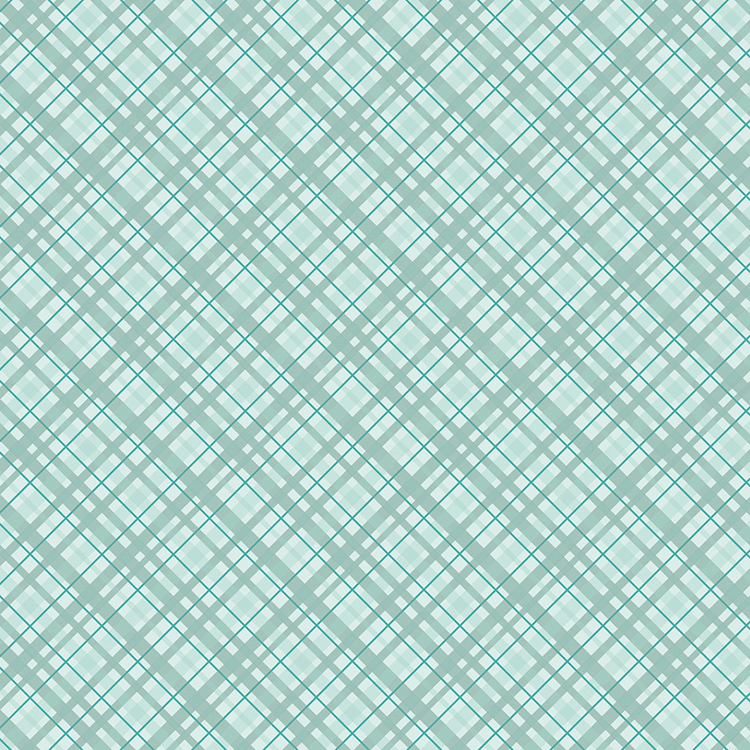 548 Core&#39;dinations - Teal Plaid
