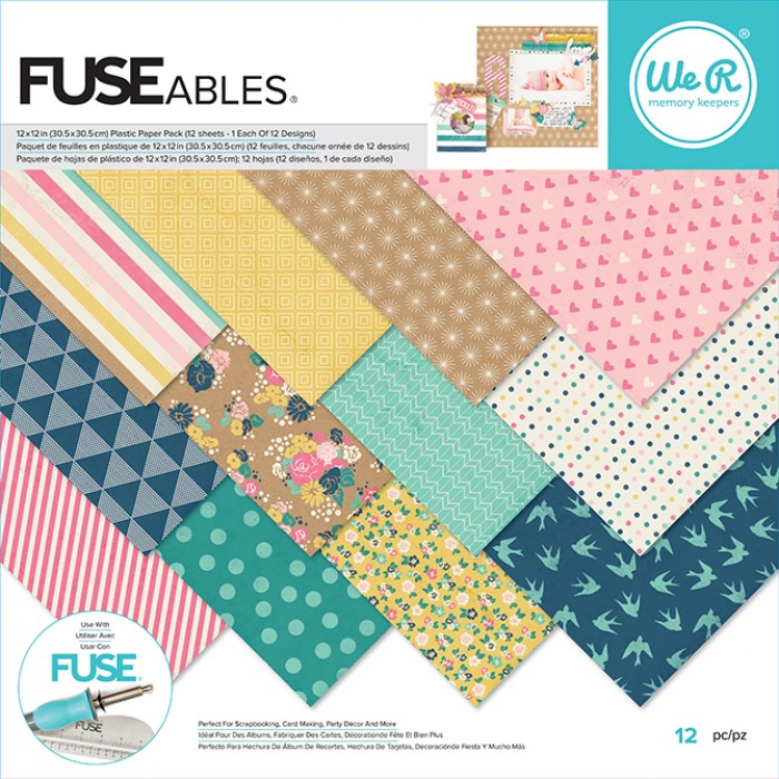 FUSEables Collection - 12X12 Paper Pad - Patterned