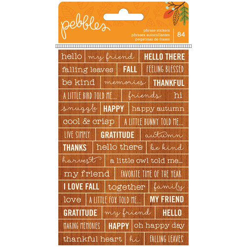 Woodland Forest - Cardstock Stickers - Phrases