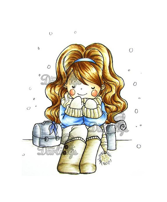 Little Darlings Cling Stamp - Winter Warmth