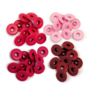 ניטים אדומים - Eyelets - Wide - Red