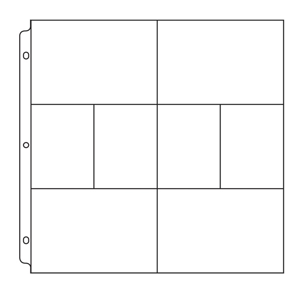 מארז שמרדפים 12&quot; - כיסים 3X4&quot; / 6X4&quot;