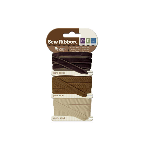 מארז סרטי בד - Sew Ribbon - Ribbon Set Brown