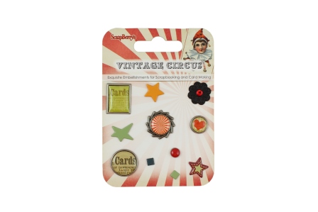 בראדים - Decorative Brads - Vintage Circus