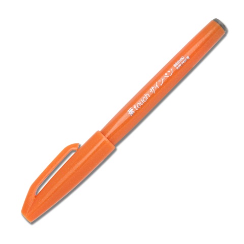 Brush Tip Sign Pen - Orange