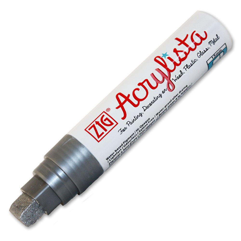 Zig Acrylista 15 mm - 102 Silver