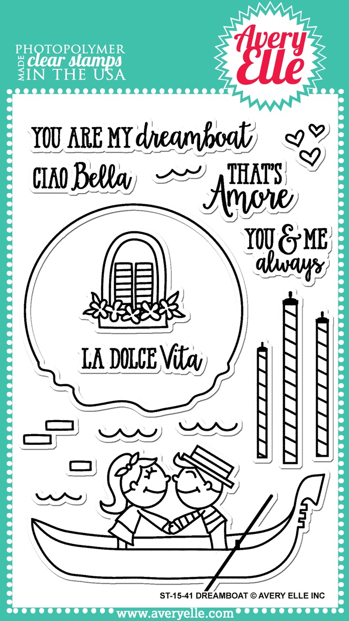 חותמות סיליקון - Dreamboat Clear Stamps