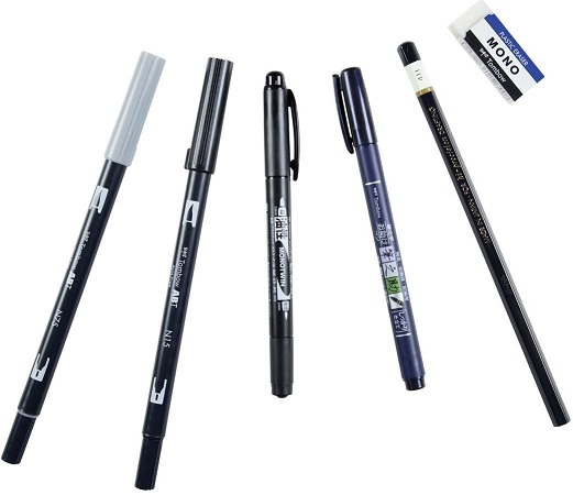 מארז טושים מושלם ללטרינג - Tombow 56190