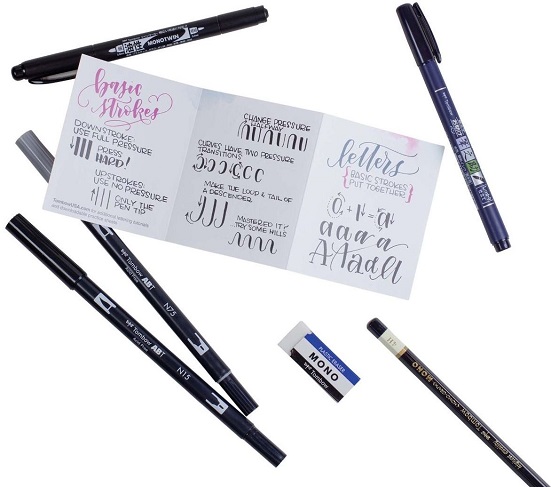 מארז טושים מושלם ללטרינג - Tombow 56190