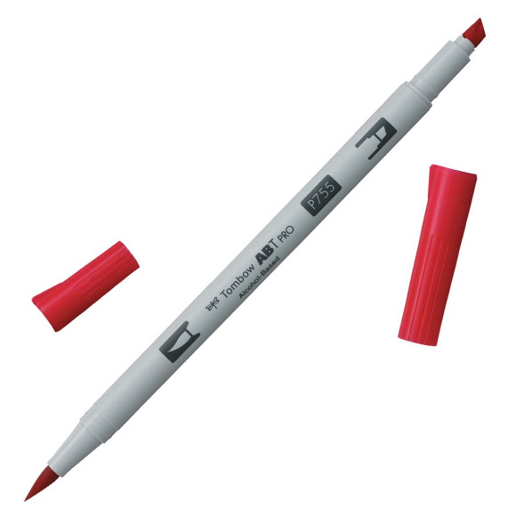 טוש אלכוהולי טומבו - Tombow P755 - Rubine Red