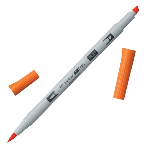 טוש אלכוהולי טומבו - Tombow P933 - Orange