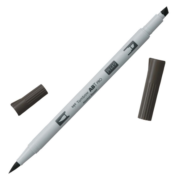טוש אלכוהולי טומבו - Tombow PN49 - Warm Gray 8