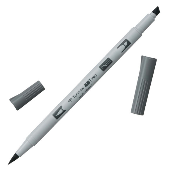 טוש אלכוהולי טומבו - Tombow PN55 - Cool Gray 7