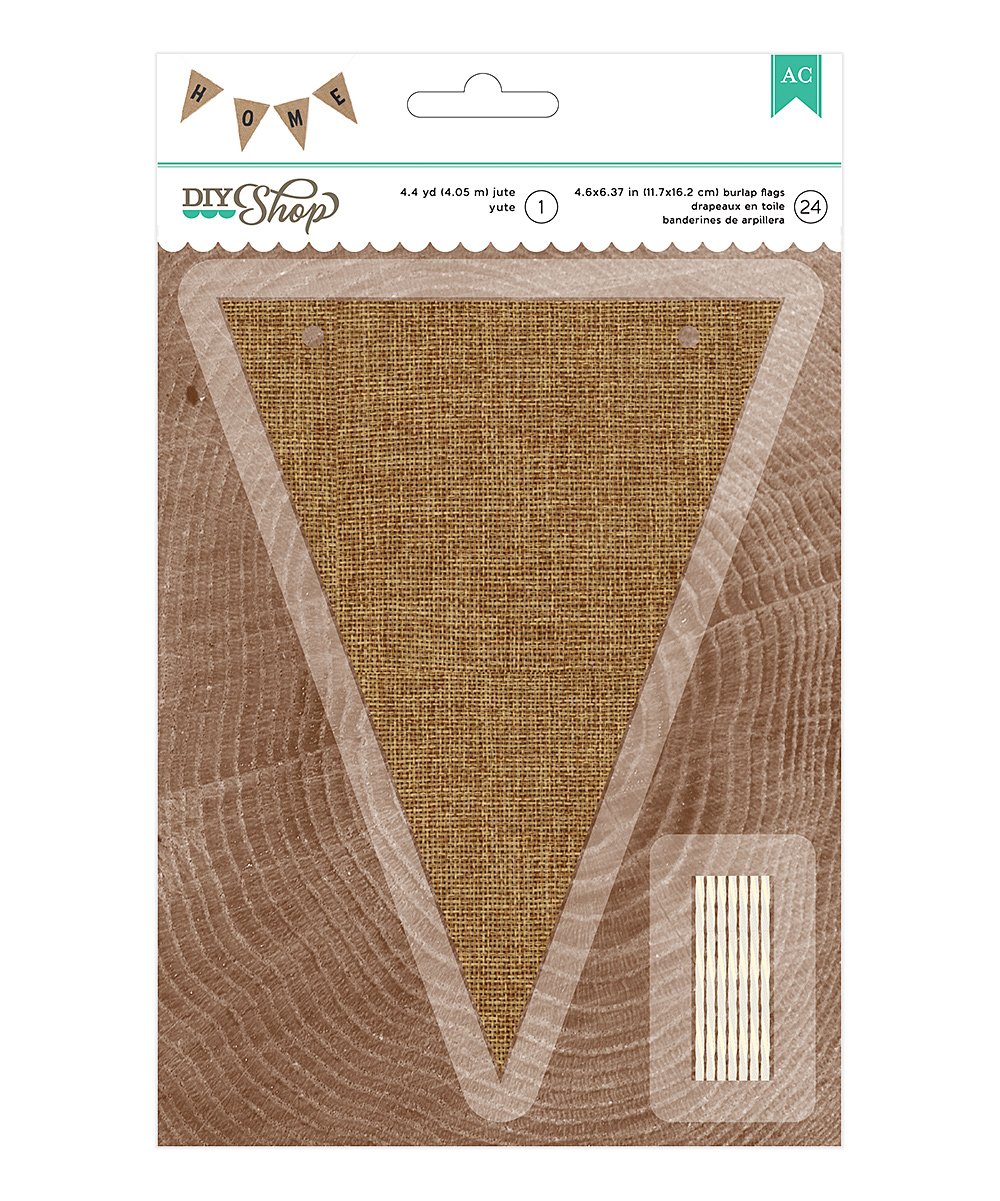 קיט ליצירת באנרים Burlap Banner Kit